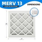6 Pack of 24x24x1 Furnace Air Filters