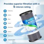 5 Micron Whole House Coconut Shell Water Filter Cartridge