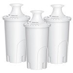 Water Filter Replacement for Brita Pitchers - 3 Pack