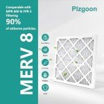 Plzgoon 14x14x1 MERV 8 Air Filters (2 Pack)