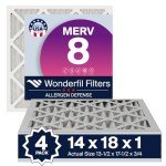 14x18 MERV 8 Air Filter 4-Pack