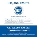 Aqua Crest Water Filter Replacement for Fridges