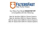 AprilAire 20x25x6 Replacement Air Filters, MERV 11 - 2-Pack