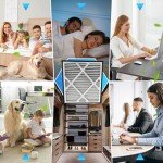 MDDJJRY 2-Pack MERV13 Air Filters 20x24x3