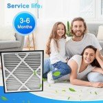 MDDJJRY 2-Pack MERV13 Air Filters 20x24x3