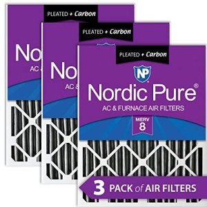 Nordic Pure 16x24x2 MERV 8 Air Filters, 3 Pack
