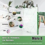 20x25x2 MERV 8 Pleated Air Filters - 4 Pack