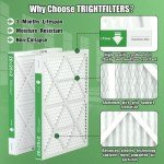 20x25x2 MERV 8 Pleated Air Filters - 4 Pack