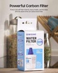 SAMSUNG Refrigerator Water Filter, Carbon Block, 1 Pack