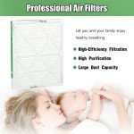 20x25x2 MERV 8 Pleated Air Filters - 4 Pack