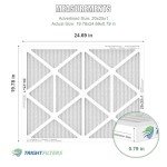 TRIGHTFILTERS 20x25x1 MERV 8 Air Filter Pack