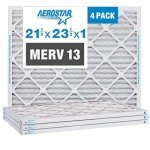 Aerostar MERV 13 Pleated Air Filters, 4-Pack