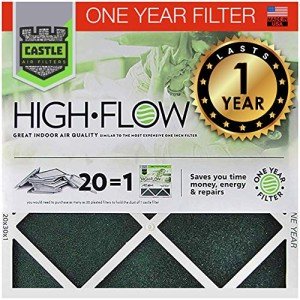 Castle 1-Year HVAC Furnace Filter, 14” x 24” x 1”