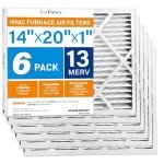 LotFancy MERV13 14x20x1 Pleated Air Filter 6-Pack