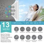 LotFancy MERV13 14x20x1 Pleated Air Filter 6-Pack