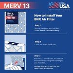 16x20x1 MERV 13 Air Filters (4-Pack)