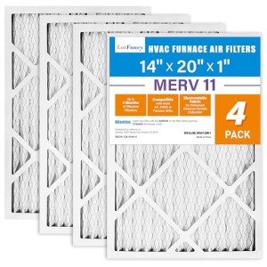 LotFancy MERV11 14x20x1 Air Filters, 4 Pack