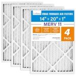 LotFancy MERV11 14x20x1 Air Filters, 4 Pack