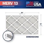 BNX TruFilter 12x20x1 MERV 13 Air Filter 4-Pack