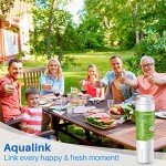 Aqualink RWF0600A Refrigerator Water Filter 3-Pack