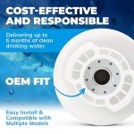EcoBlueLife Water Filter Replacement for Refrigerators