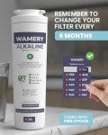 Wamery Alkaline Water Filter Replacement for Whirlpool