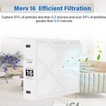 X8789 MERV 16 Air Filter 16x26x5 - 2 Pack