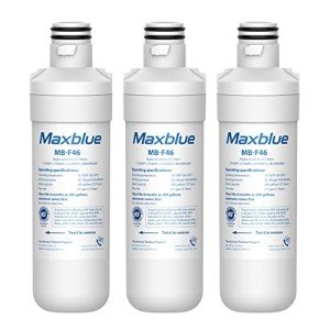 Maxblue LT1000PC LG Refrigerator Water Filter, 3-Pack