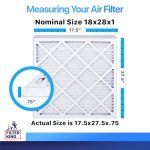 18x28x1 MERV 8 Air Filters - 3-Pack