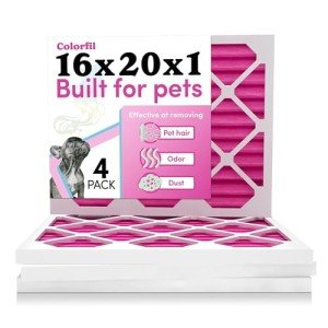 Color Changing 16x20x1 Air Filters for Pets