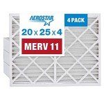 Aerostar MERV 11 Pleated Air Filters - 4 Pack