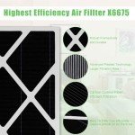 MERV 16 Carbon Air Filter 20x25x5 for Lennox