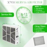 MERV 16 20x20x5 Filter for Lennox & Honeywell