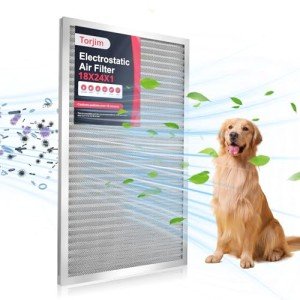 Torjim 18x24x1 Washable MERV8 Electrostatic Air Filter