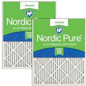 Nordic Pure MERV 13 Pleated Air Filters 2 Pack