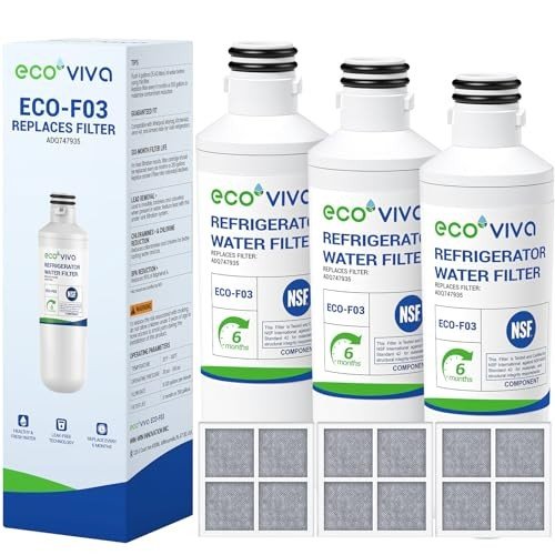 Ecoviva LT1000P Water Filter 3-Pack