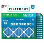 16x16x1 MERV 13 Air Filters (12-Pack)