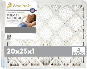 Proairtek 20x23x1 MERV 11 Air Filter Pack of 4