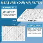 LotFancy MERV 11 Pleated Air Filters 4-Pack