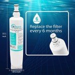 HiWater Refrigerator Filter Compatible with Whirlpool – 3 Pack