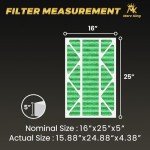 MervKing 16x25x5 MERV 13 Air Filters - 2-Pack