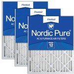 Nordic Pure MERV 12 Pleated Air Filter 3 Pack