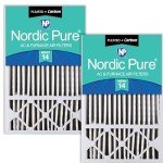 Nordic Pure MERV 14 Carbon Air Filters 2 Pack