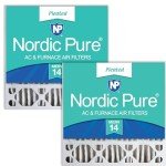 Nordic Pure MERV 14 Air Filter 2 Pack