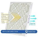 Nordic Pure 16x20 Pleated Air Filters MERV 14 3-Pack