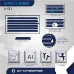 8" x 8" Aluminum Adjustable Vent Cover