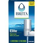 Brita Faucet Mount Water Filter with 2 Cartridges