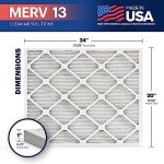 BNX TruFilter 20x24x1 MERV 13 Air Filters (4-Pack)
