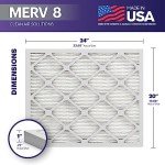 BNX TruFilter 20x24x1 MERV 8 Air Filters (6-Pack)