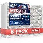 BNX TruFilter 18x24x1 MERV 13 Air Filters (6-Pack)